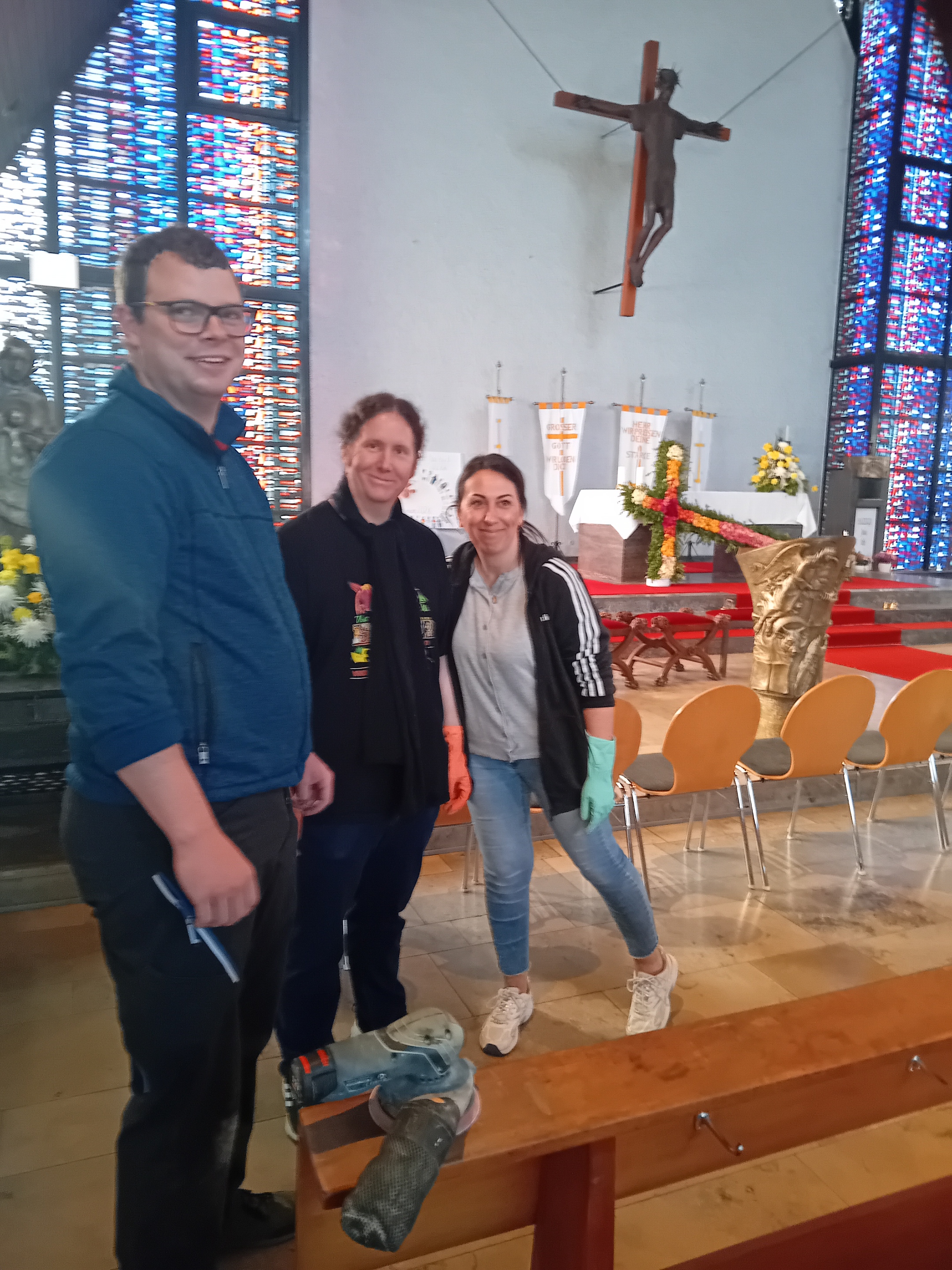 Kirchenputzaktion am 11.4.2026 in Weiterstadt