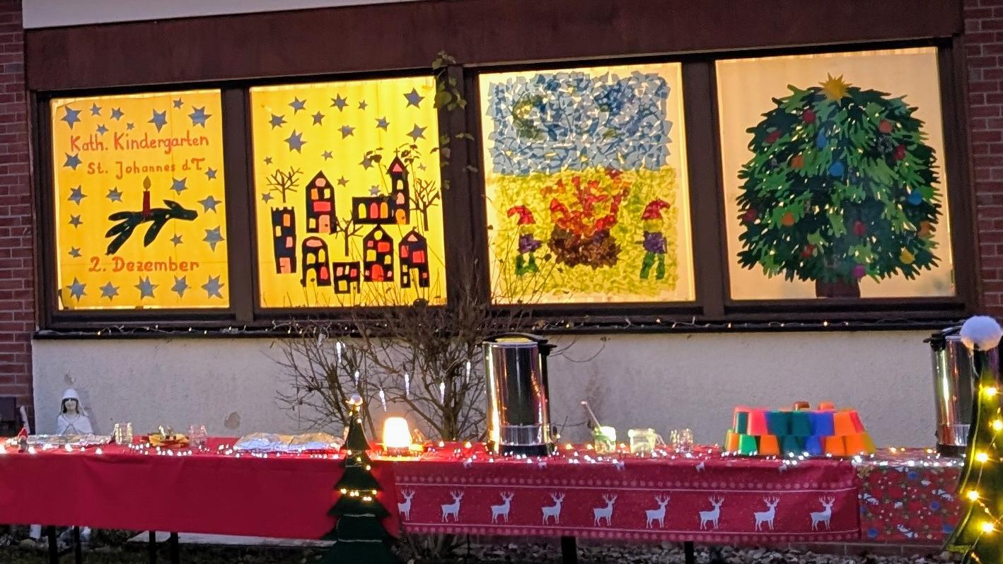 Weiterstadt: Adventsfenster des Kindergartens 2025
