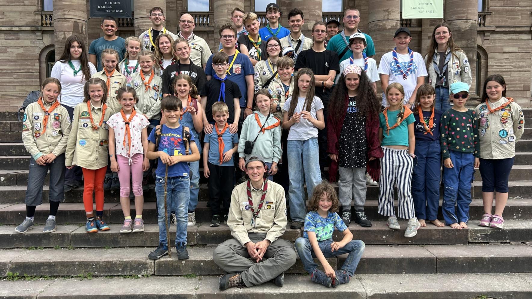 Diözesanlager Pfadis 2025 Gruppenfoto