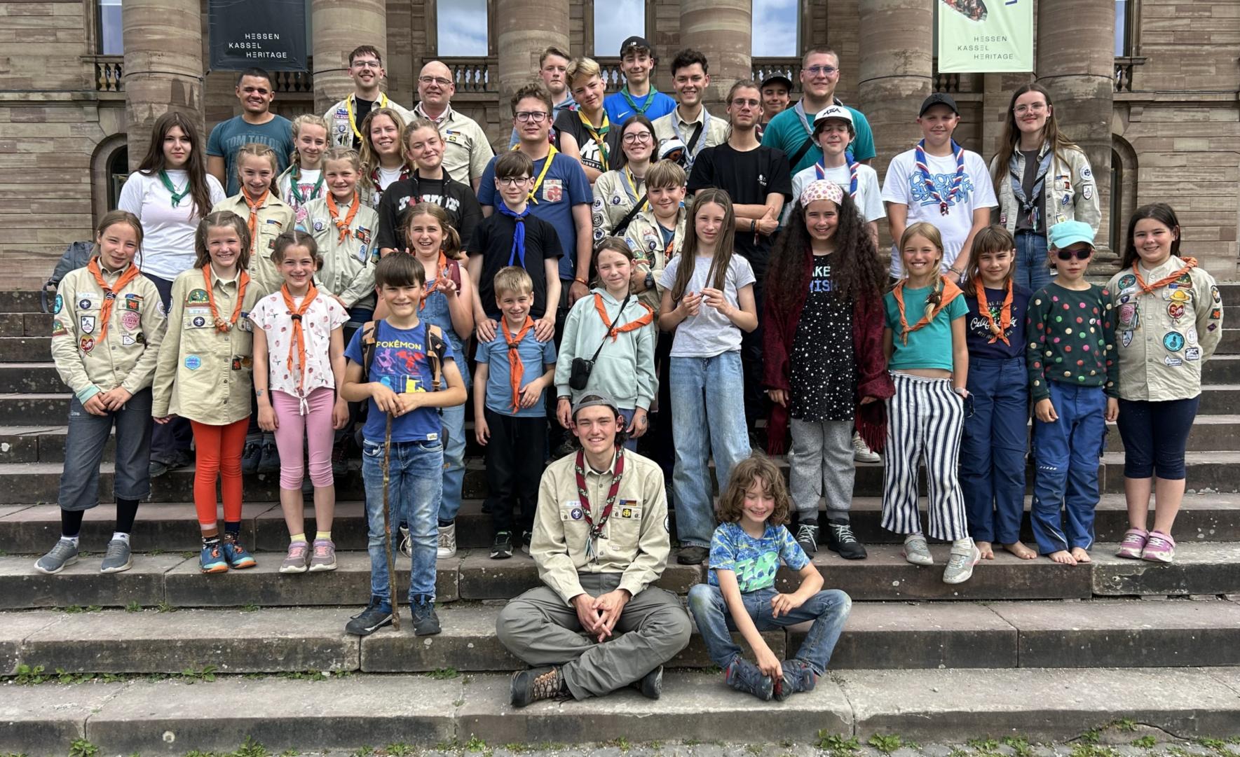 Diözesanlager Pfadis 2025 Gruppenfoto