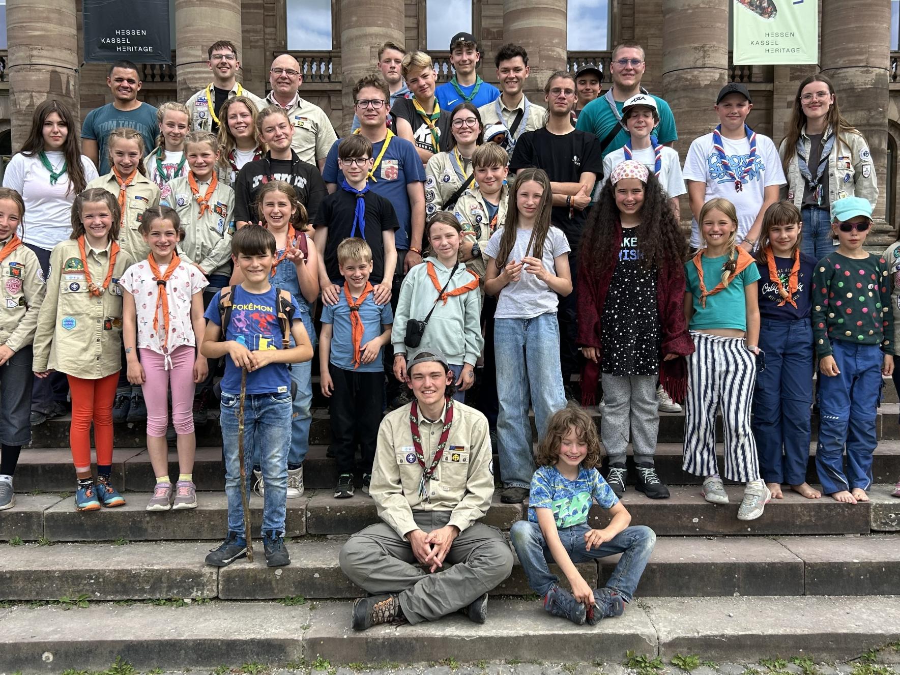 Diözesanlager Pfadis 2025 Gruppenfoto