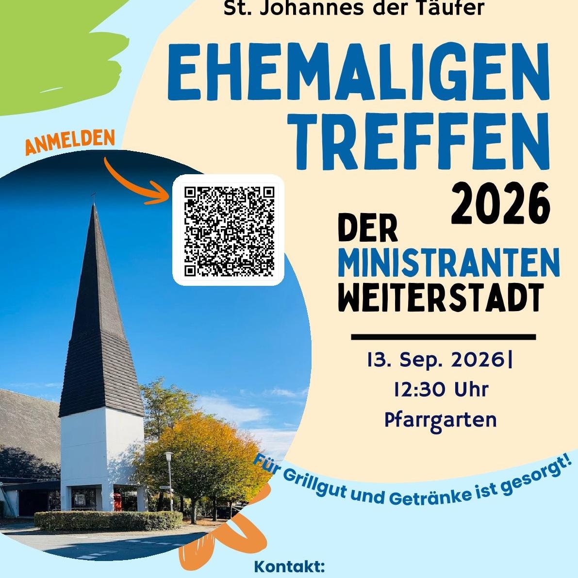 Ehemaligentreffen der Weiterstädter Ministranten 2026