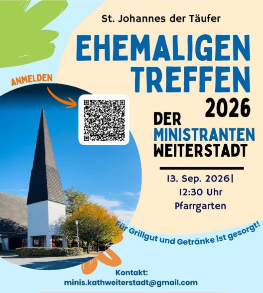 Ehemaligentreffen der Weiterstädter Ministranten 2026