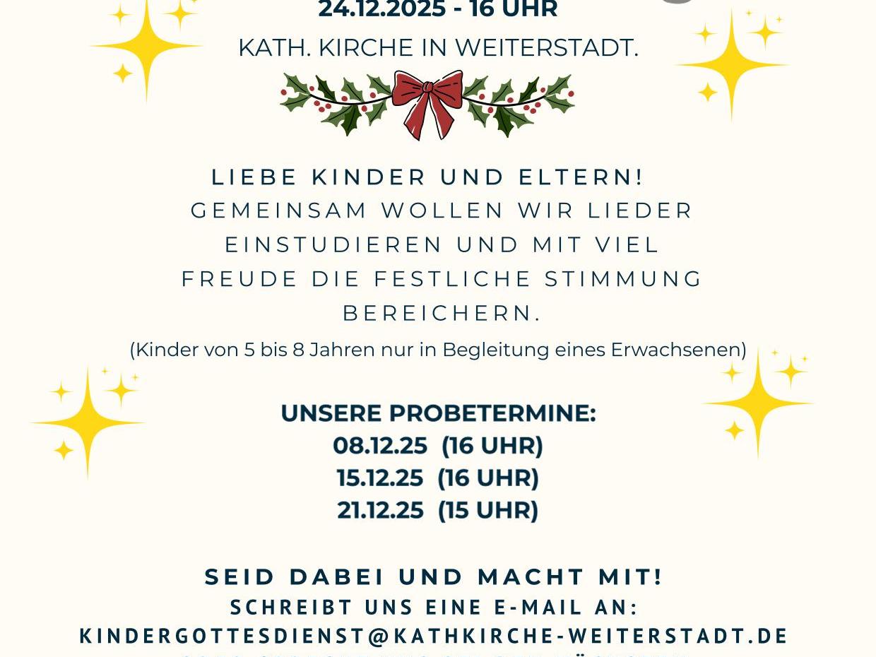 Flyer Familienprojektchor 2025