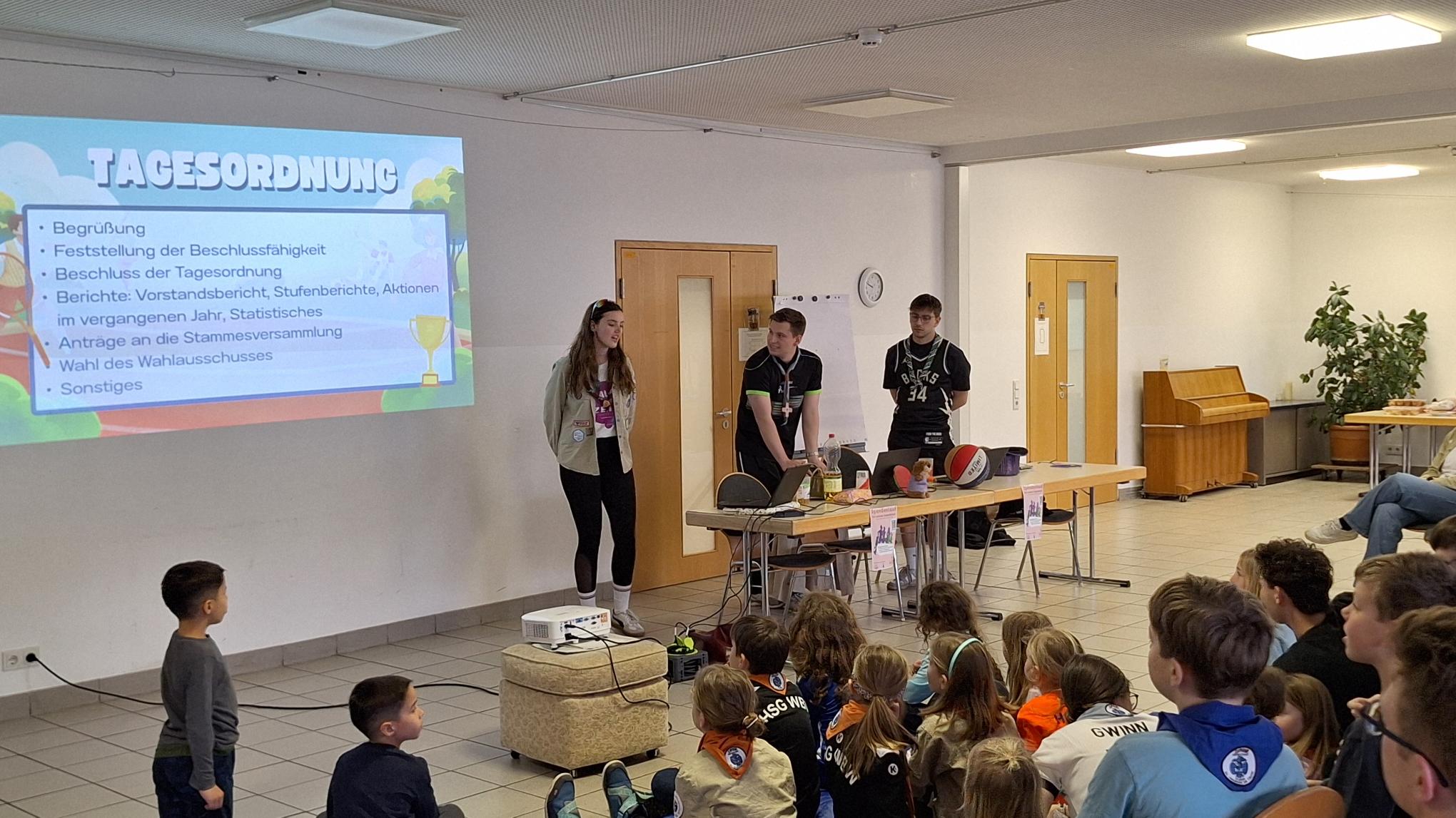 Stammesversammlung der Pfadfinder im März 2026