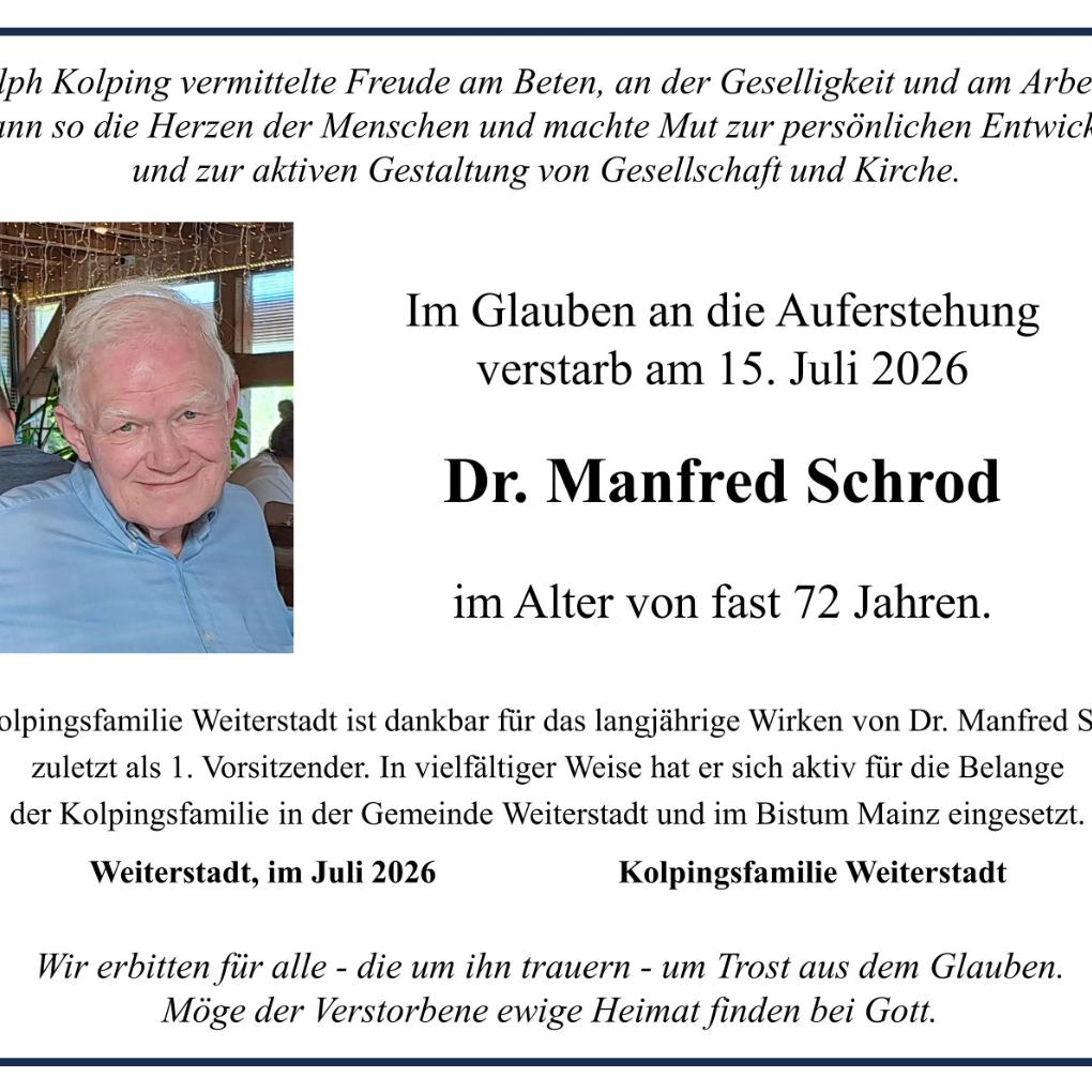 WST_Traueranzeige Manfred Schrod