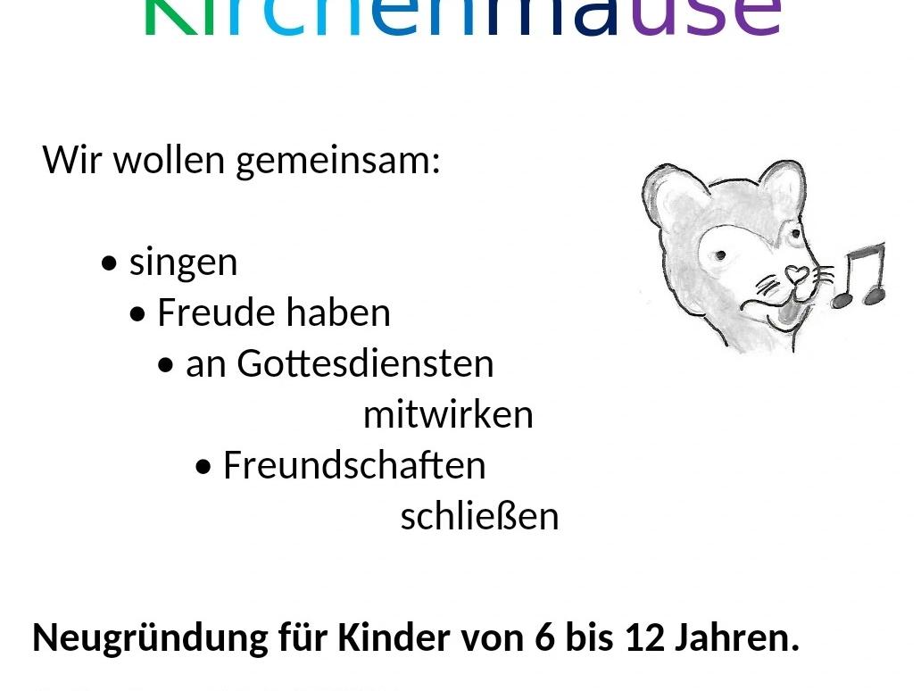 Flyer Die singenden Kirchenmäuse