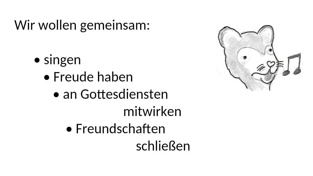 Flyer Die singenden Kirchenmäuse