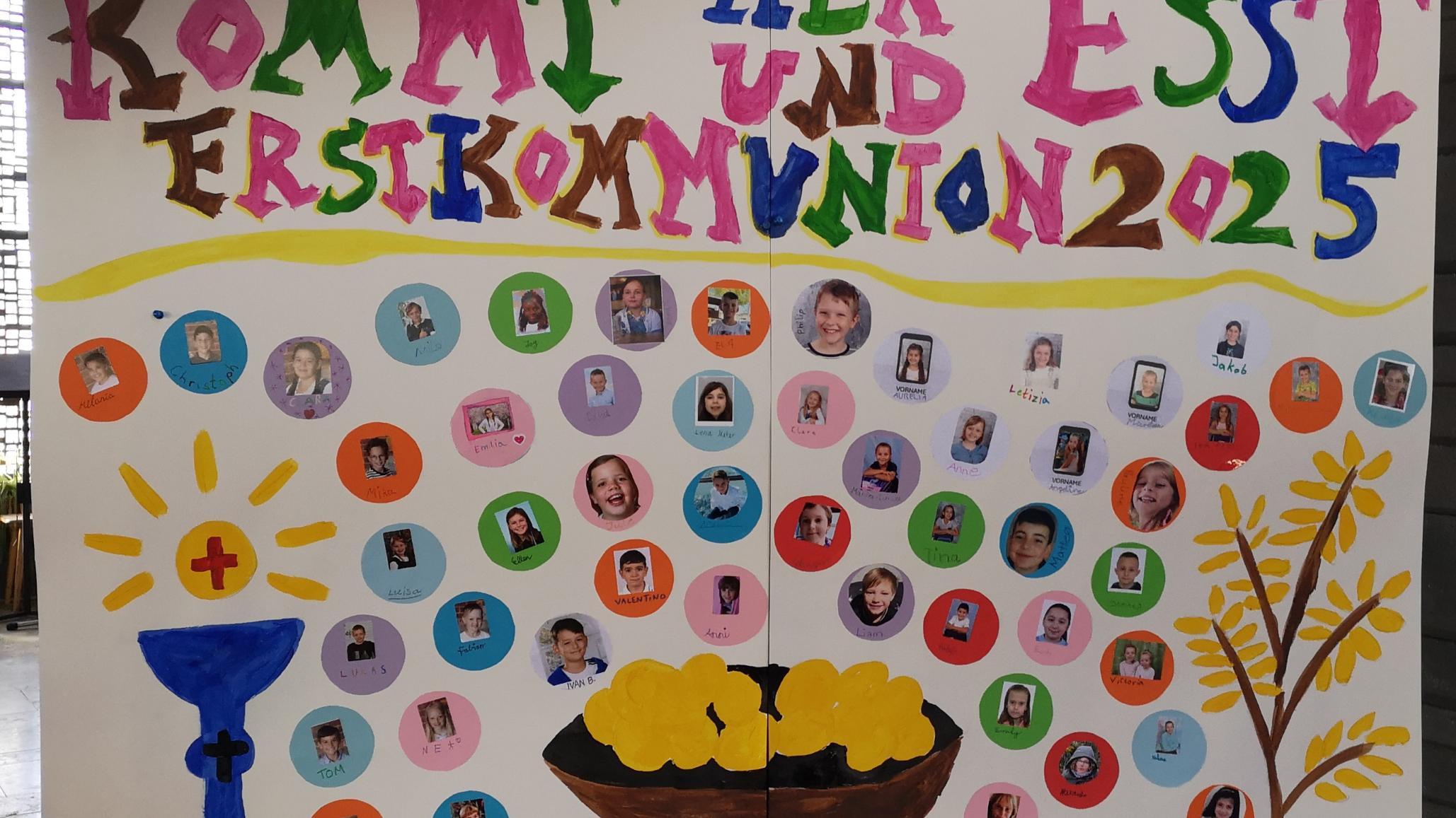 Erstkommunionplakat 2025 Weiterstadt