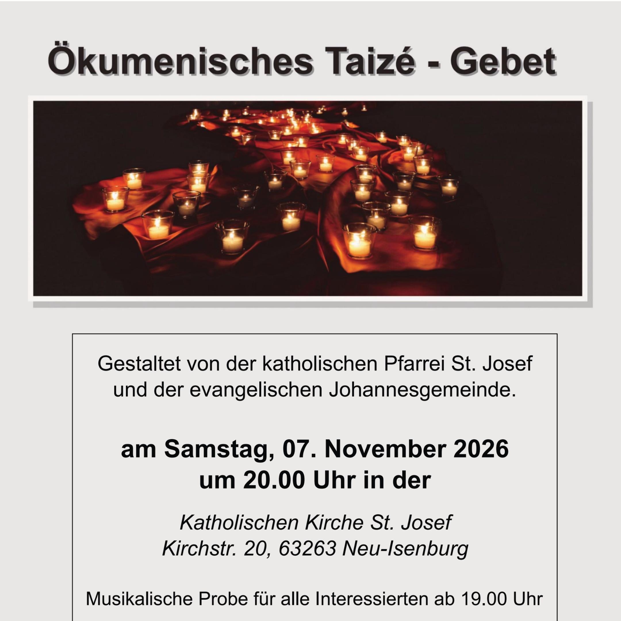 20261107 Taize Gebet St. Josef