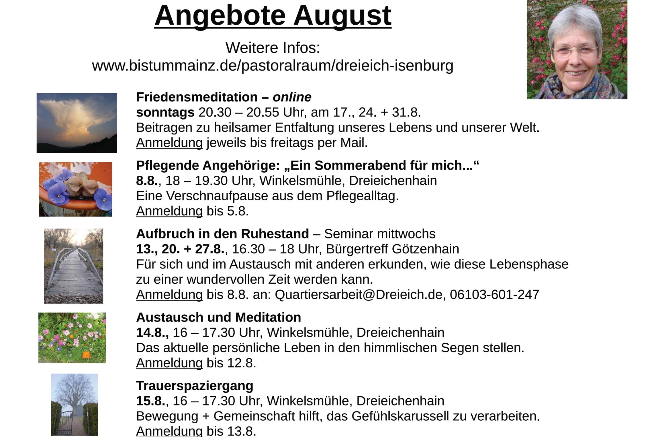 Angebote Frau Pfau August 2025