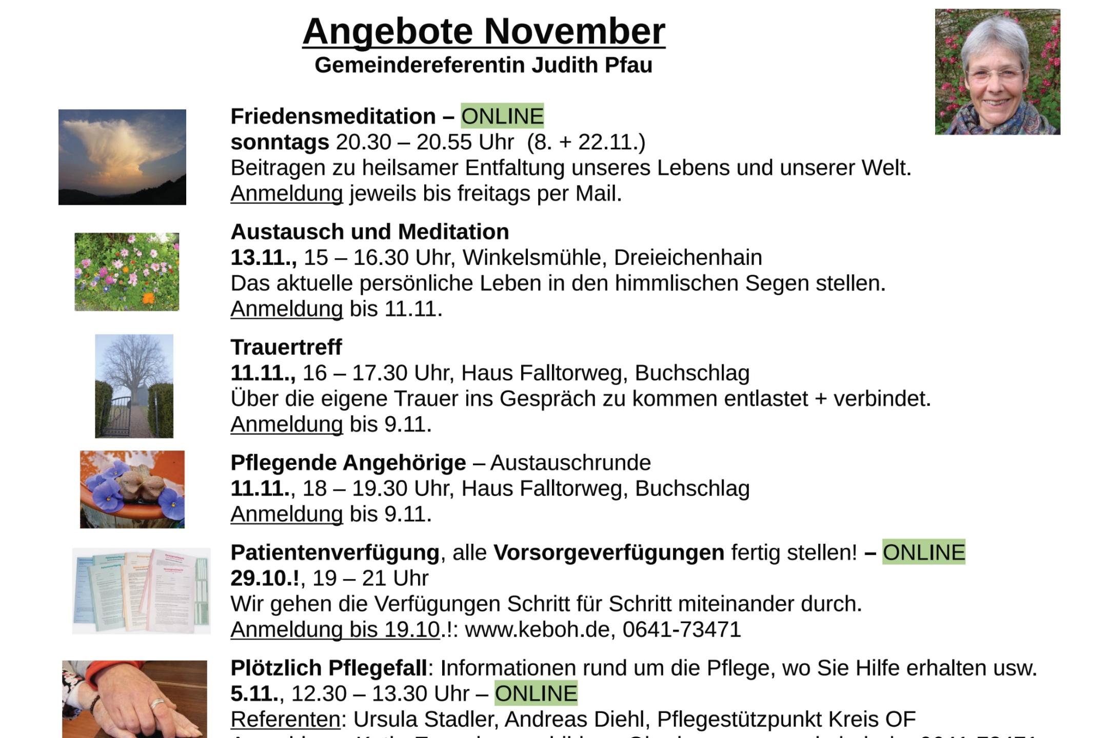 Angebote November  2026