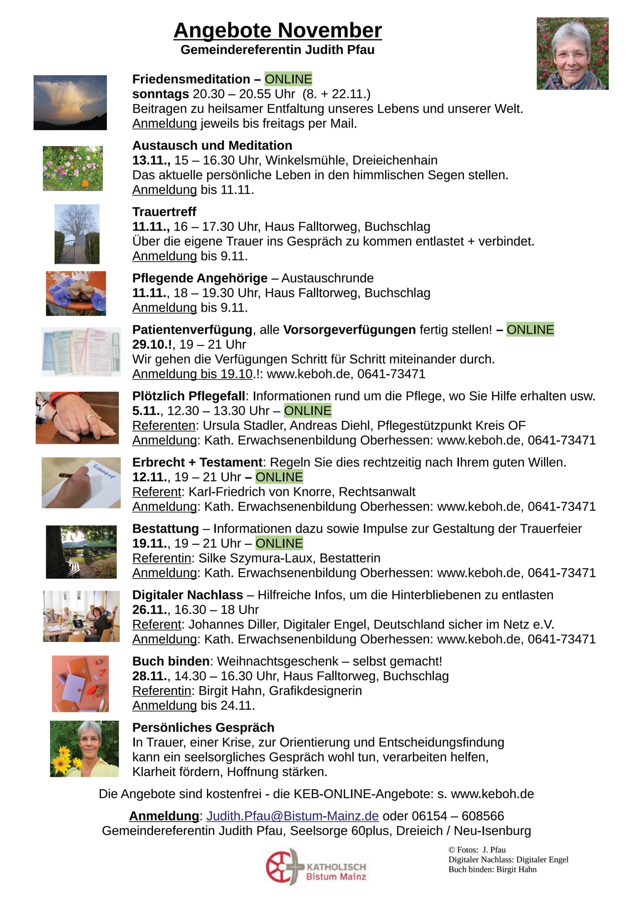 Angebote November  2026