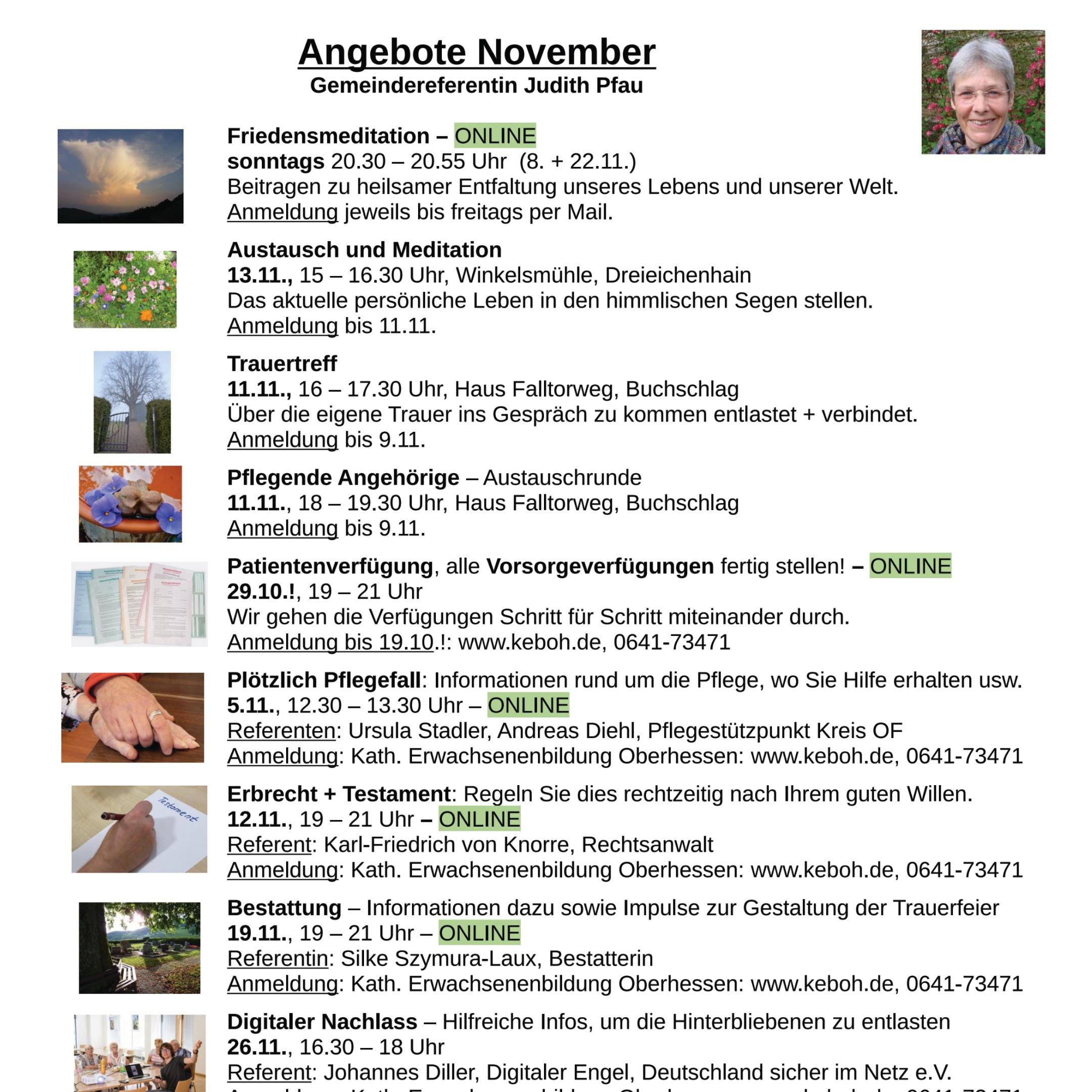 Angebote November  2026
