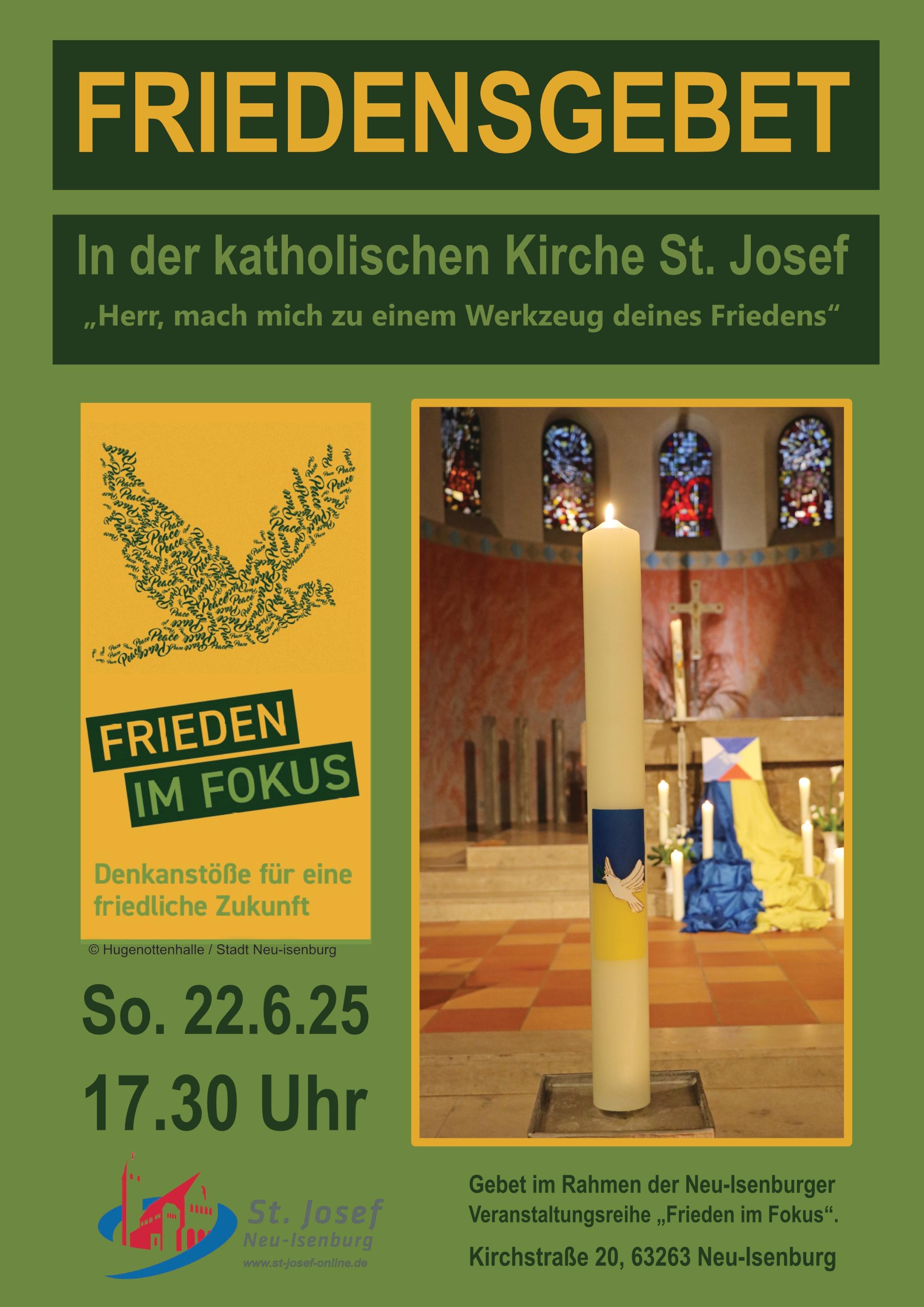 Friedensgebet St. Josef 2025