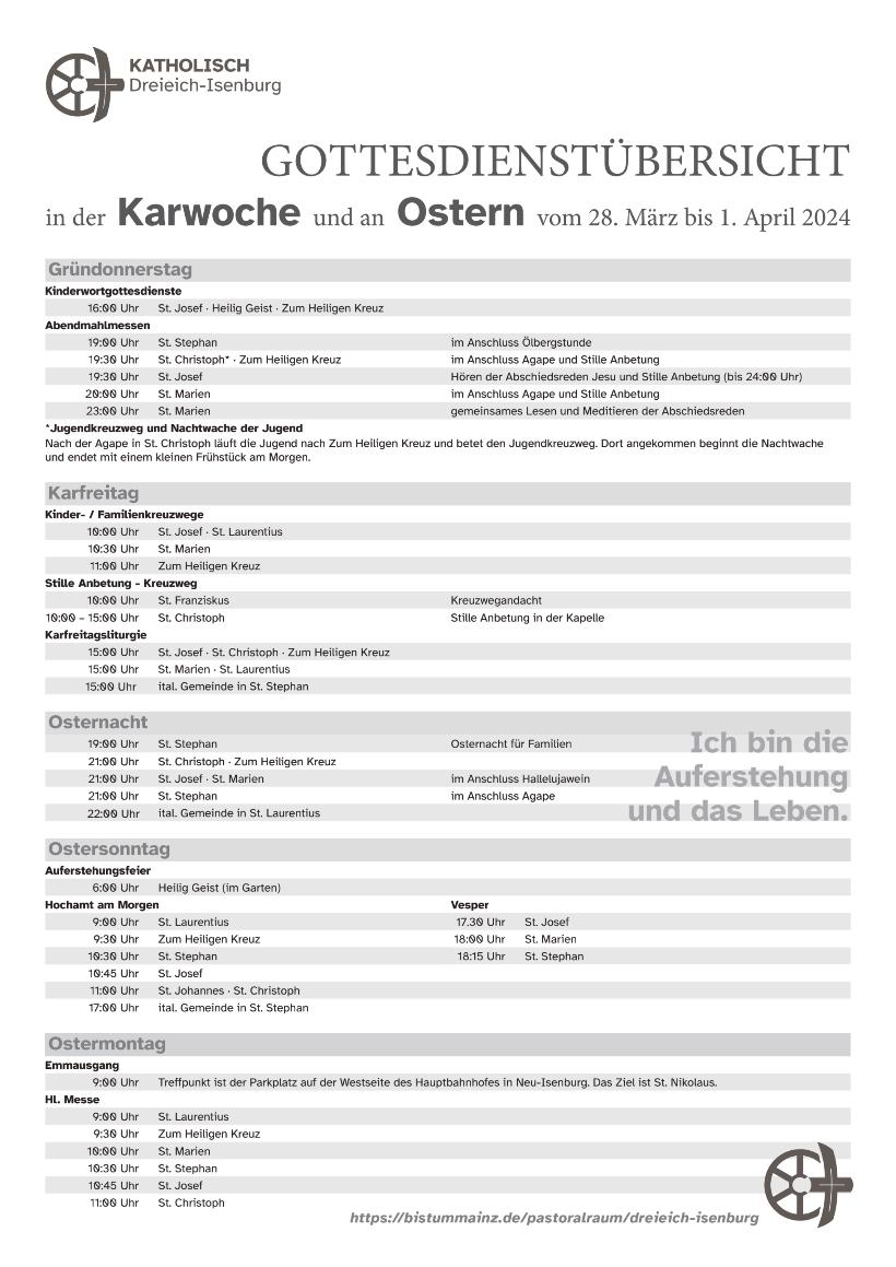 Karwoche Ostern2024