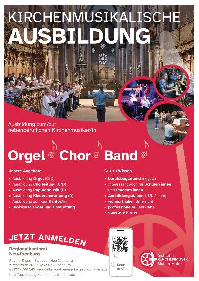 Kirchenmusikalische Ausbildung 2026