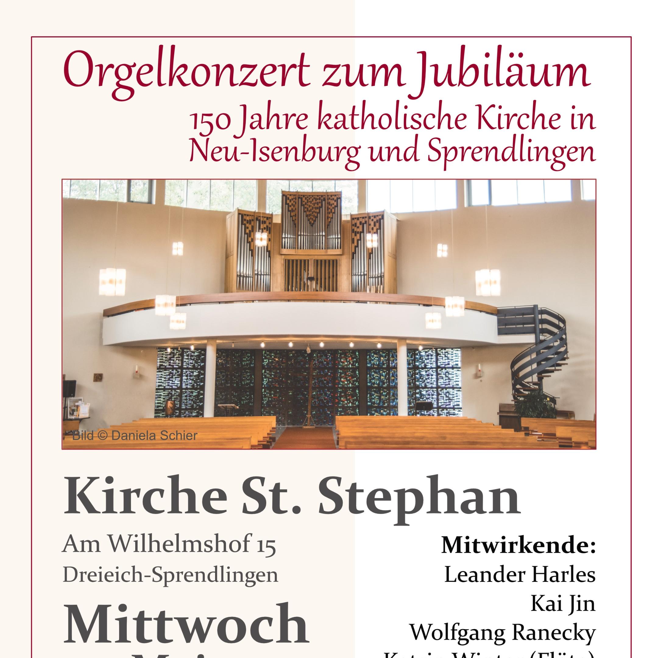 Orgelkonzert 150 Jahre Kirche