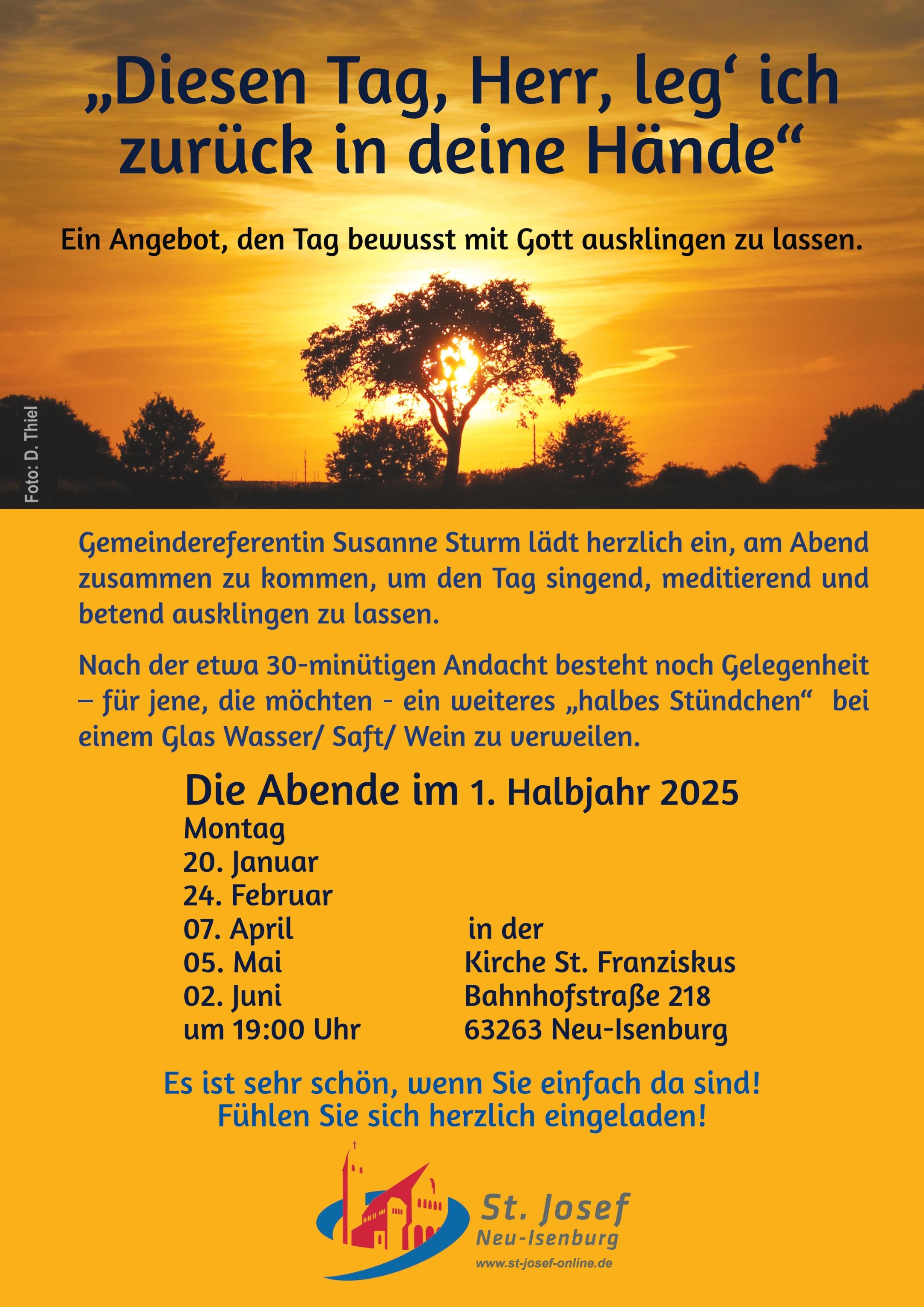 Plakat Diesen Tag I 2025