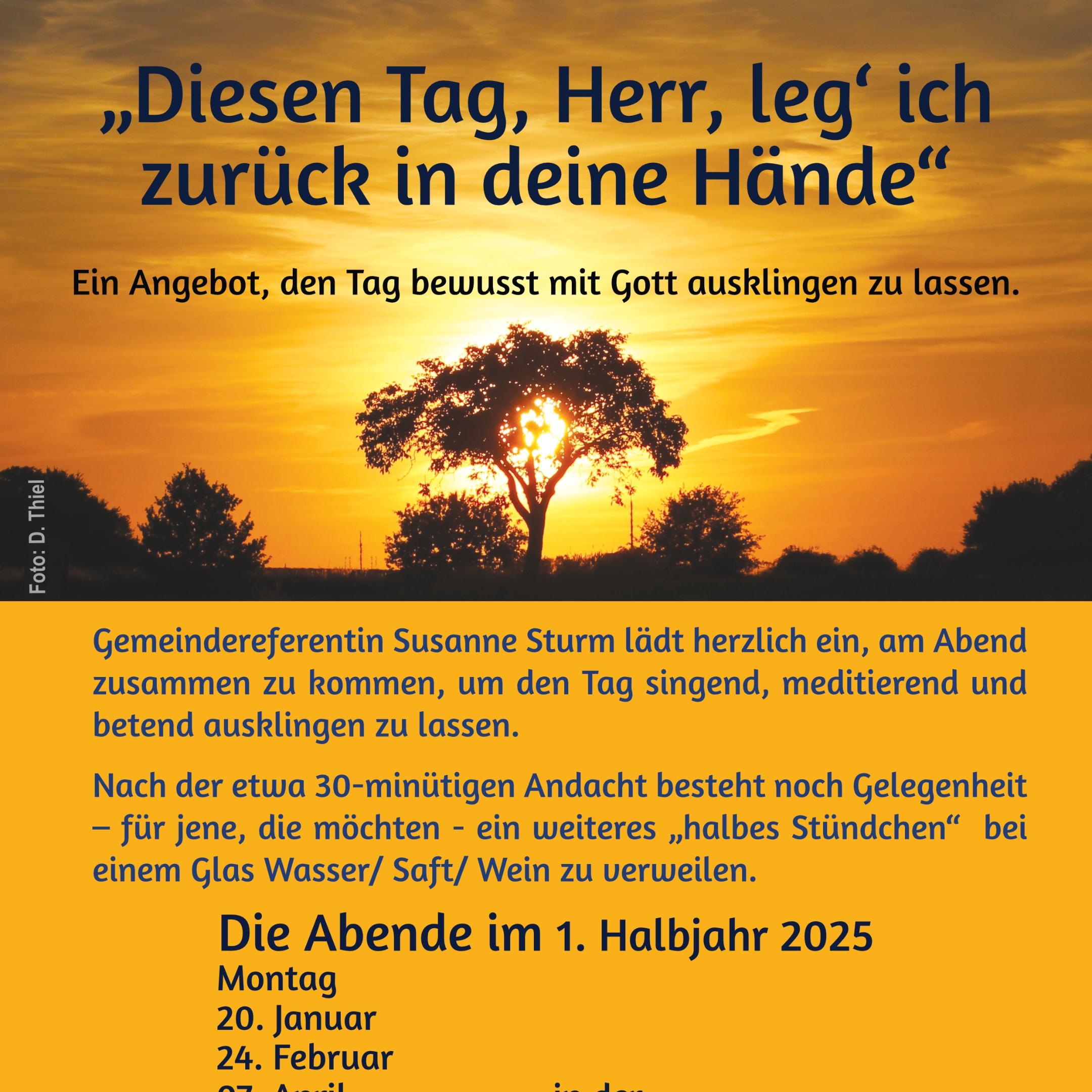Plakat Diesen Tag I 2025