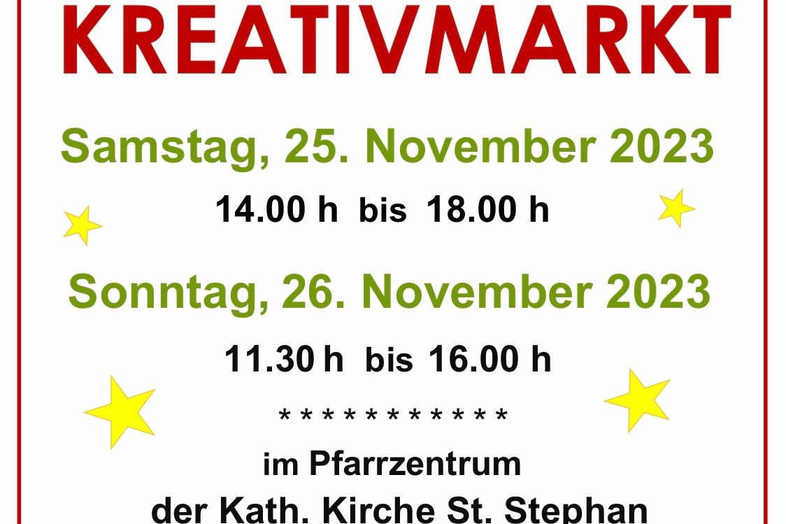 Plakat Kreativmarkt