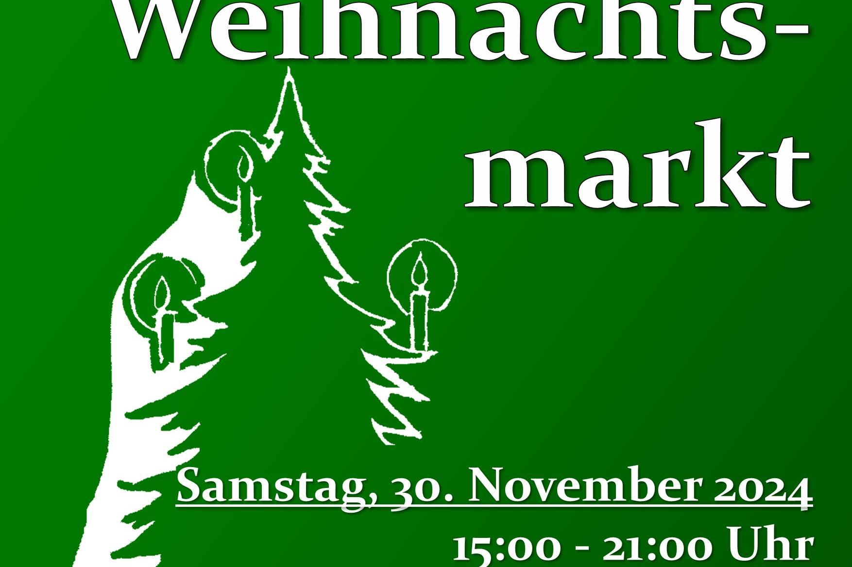 Plakat Weihnachtsmarkt 2024