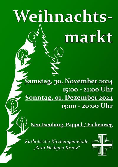 Plakat Weihnachtsmarkt 2024