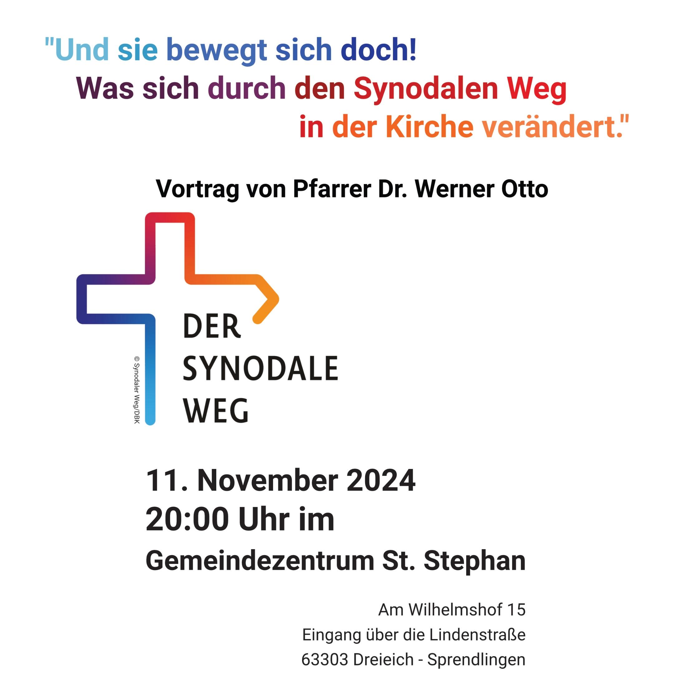 Vortrag Synodaler Weg