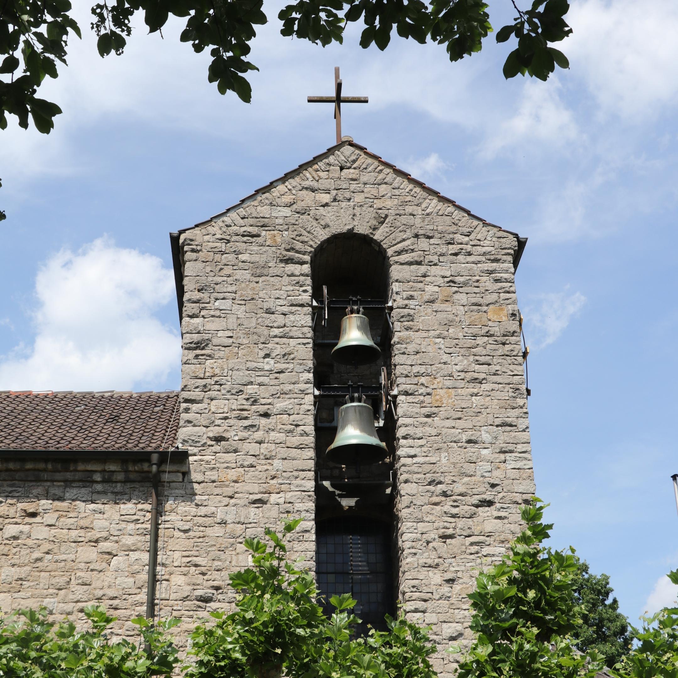 Der Turm der Kirche St. Laurentius