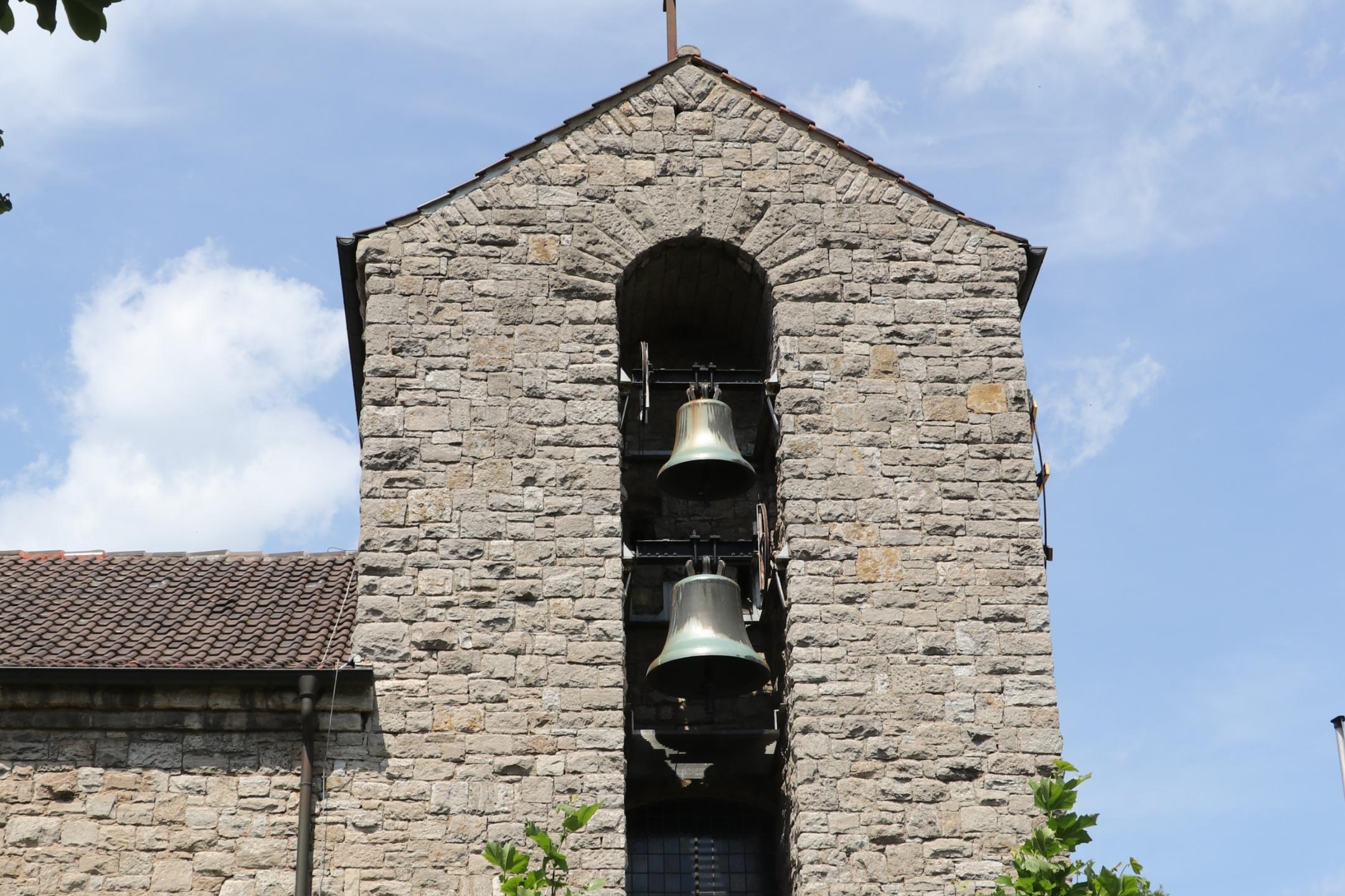 Der Turm der Kirche St. Laurentius