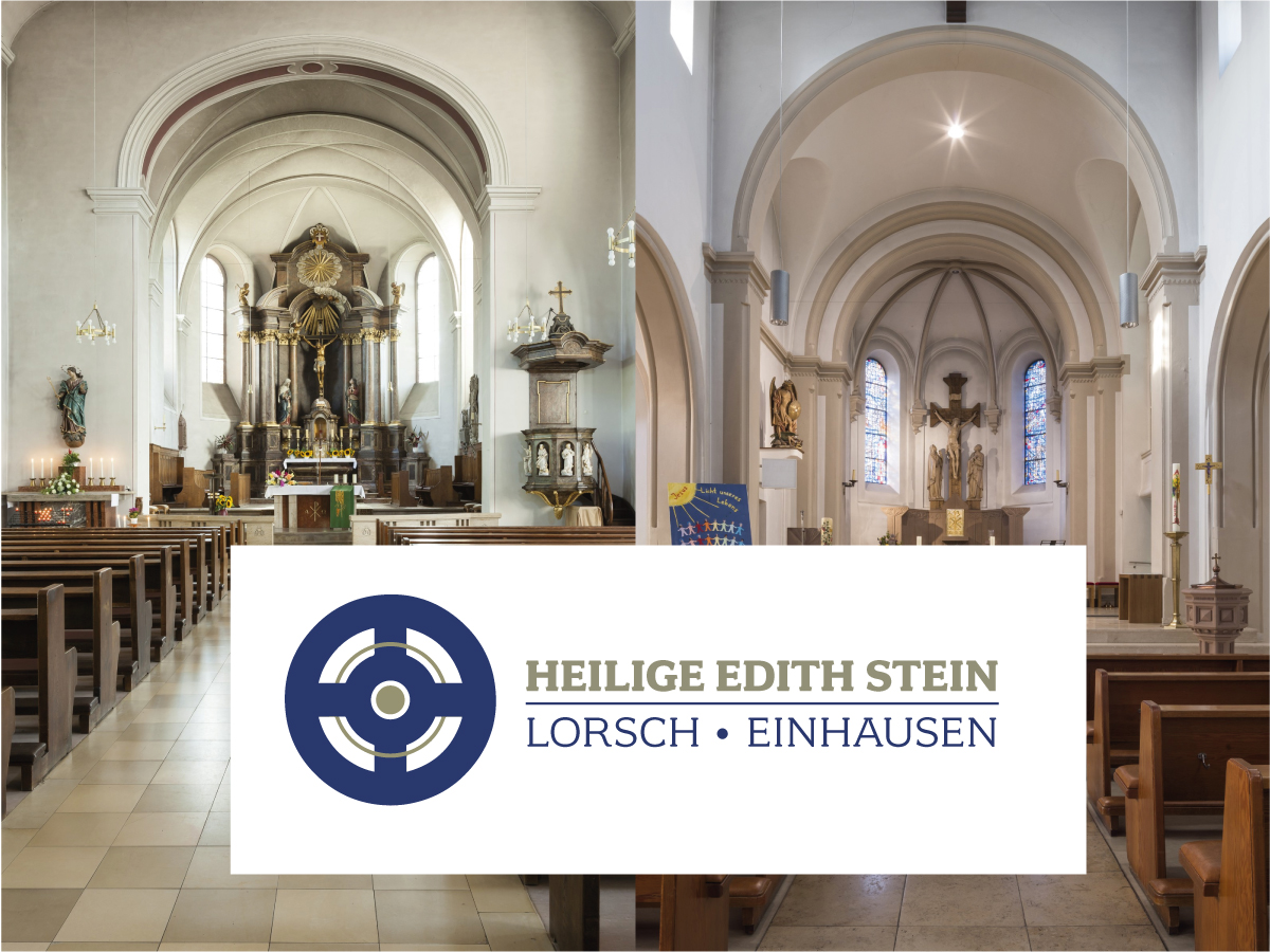 Zwei Kirchen - Eine Pfarrei (c) Pfarrei Hl. Edith Stein Lorsch-Einhausen