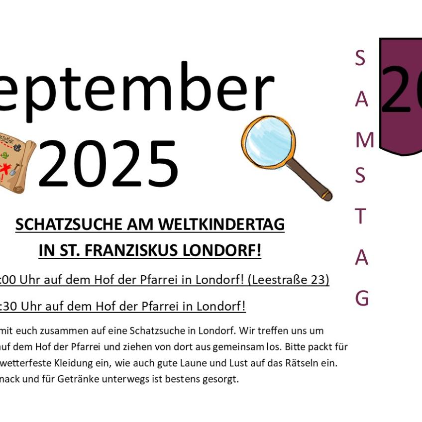 Schatzsuche am Weltkindertag 2025 (c) MM Schatzsuche am Weltkindertag 2025