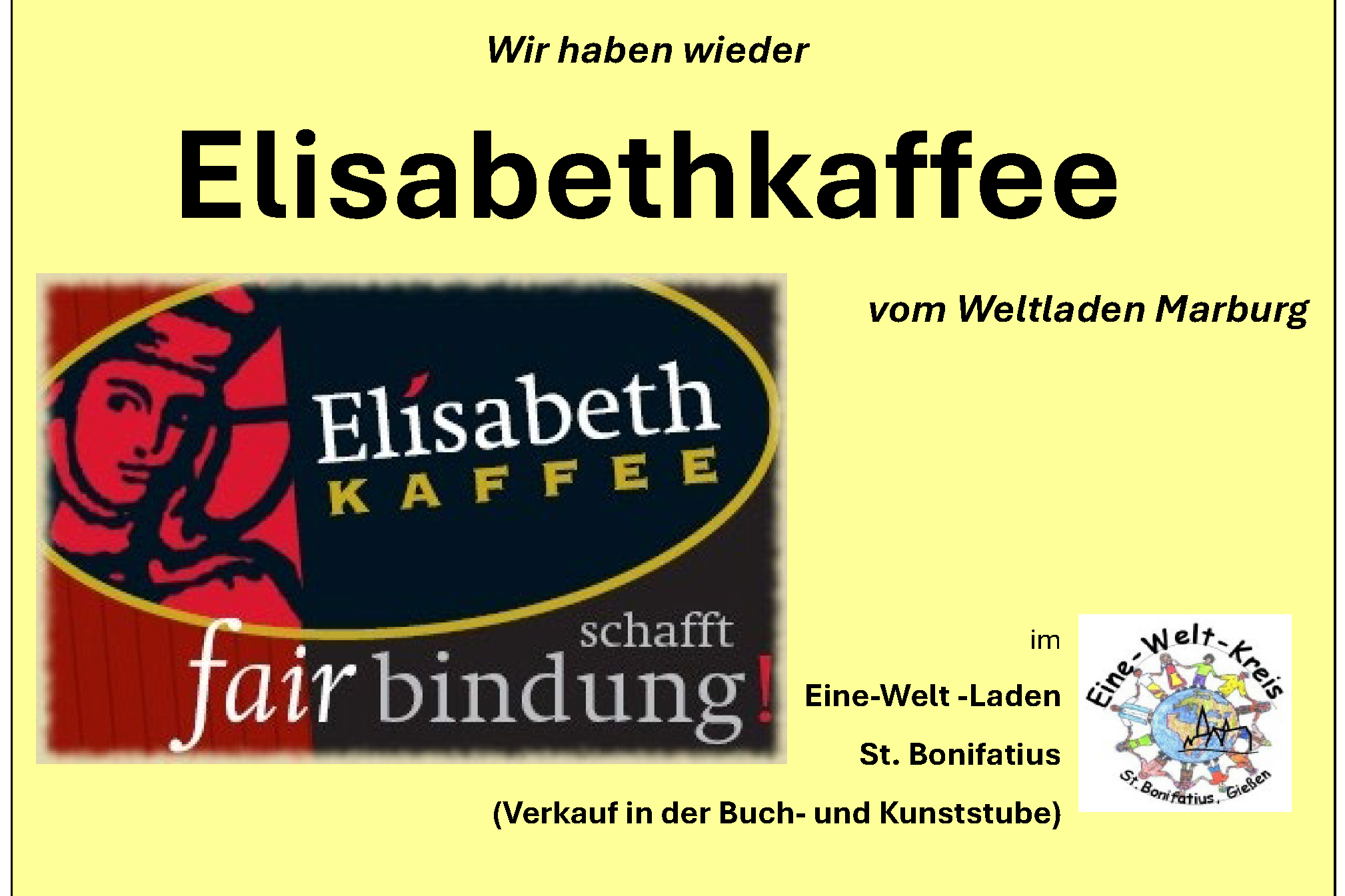 EWL Schild-Elisabethkaffee