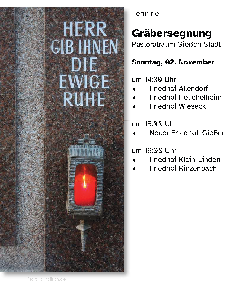 MITEINANDER -Gräbersegnung