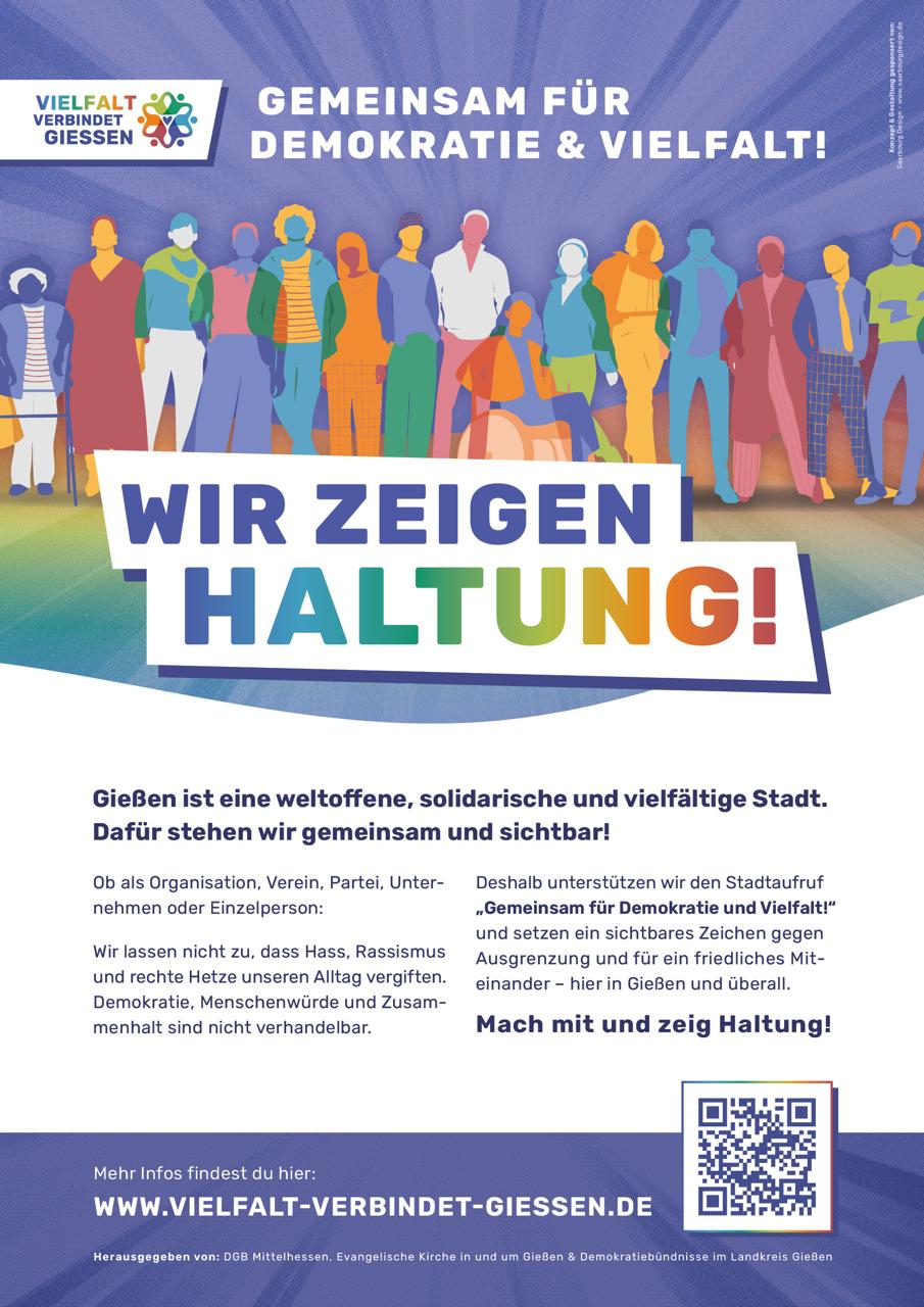 Vielfalt-verbindet-Giessen_Aktion_Wir-zeigen-Haltung_Plakat