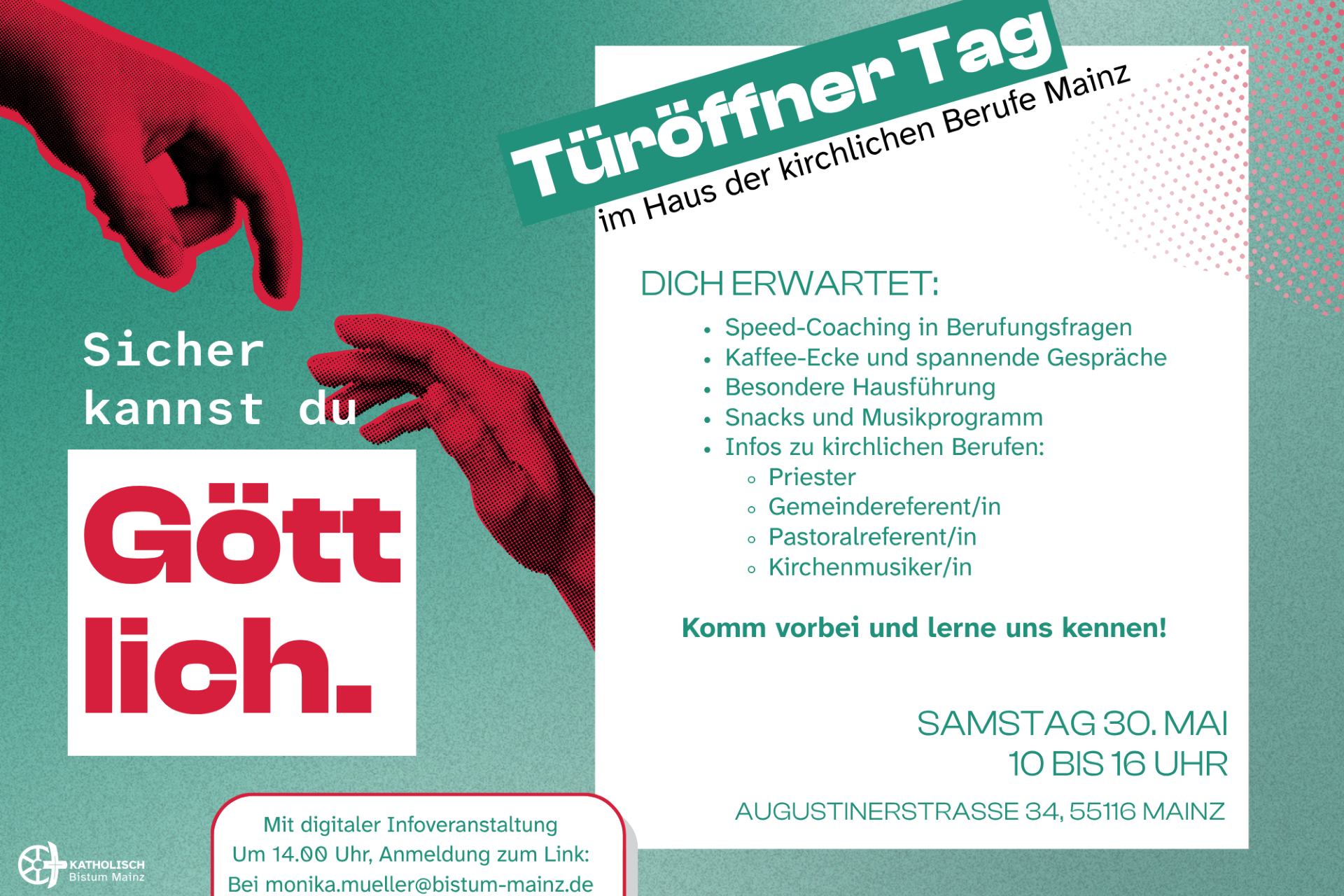 Türöffner-Tag im Haus der kirchlichen Berufe