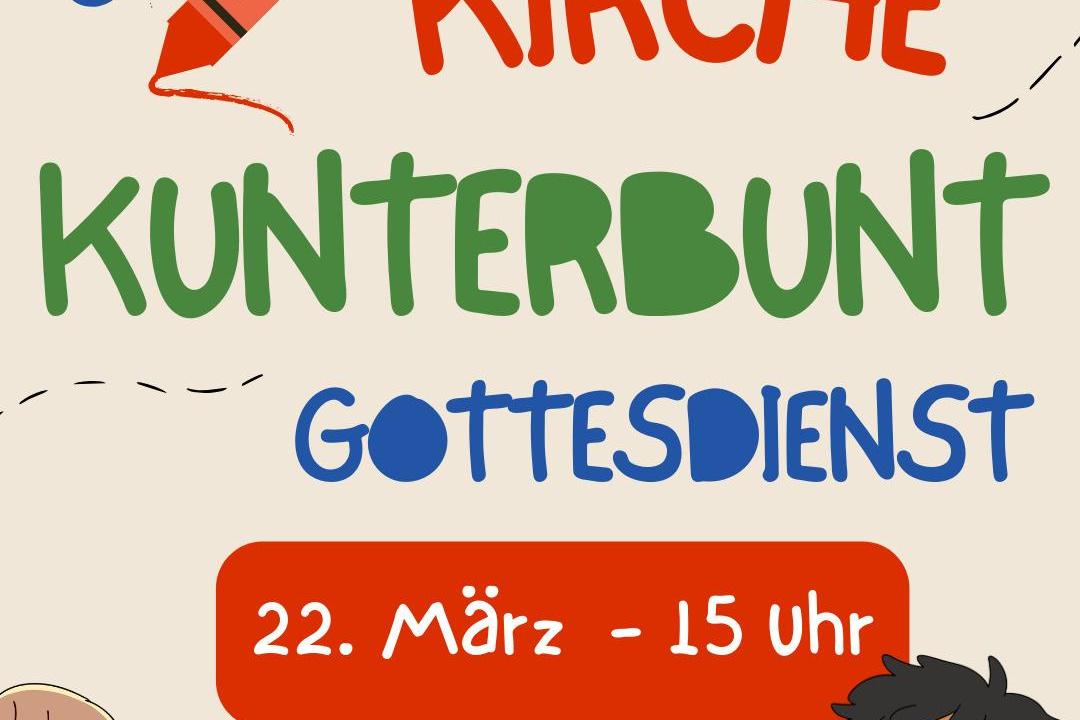 Kirche Kunterbunt im März