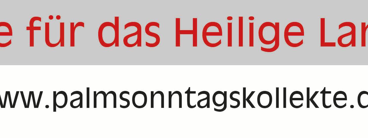 Palmsonntagskollekte 2026
