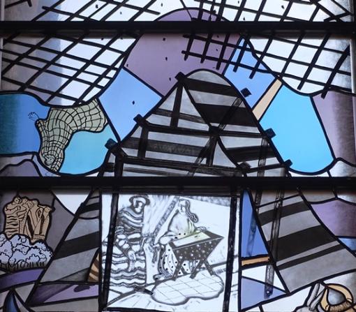 Weihnachtsfenster - St. Nikolaus von der Flüe - Büttelborn