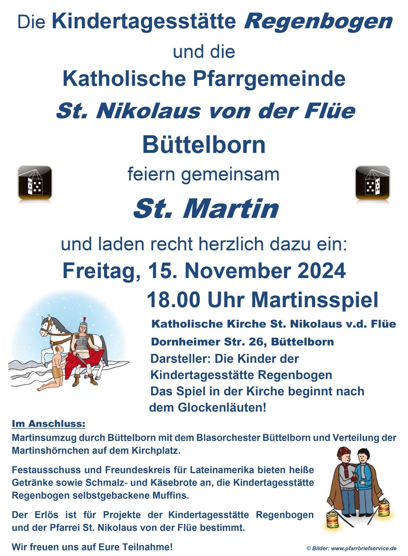 2024-11-15 Plakat St. Martin - Büttelborn