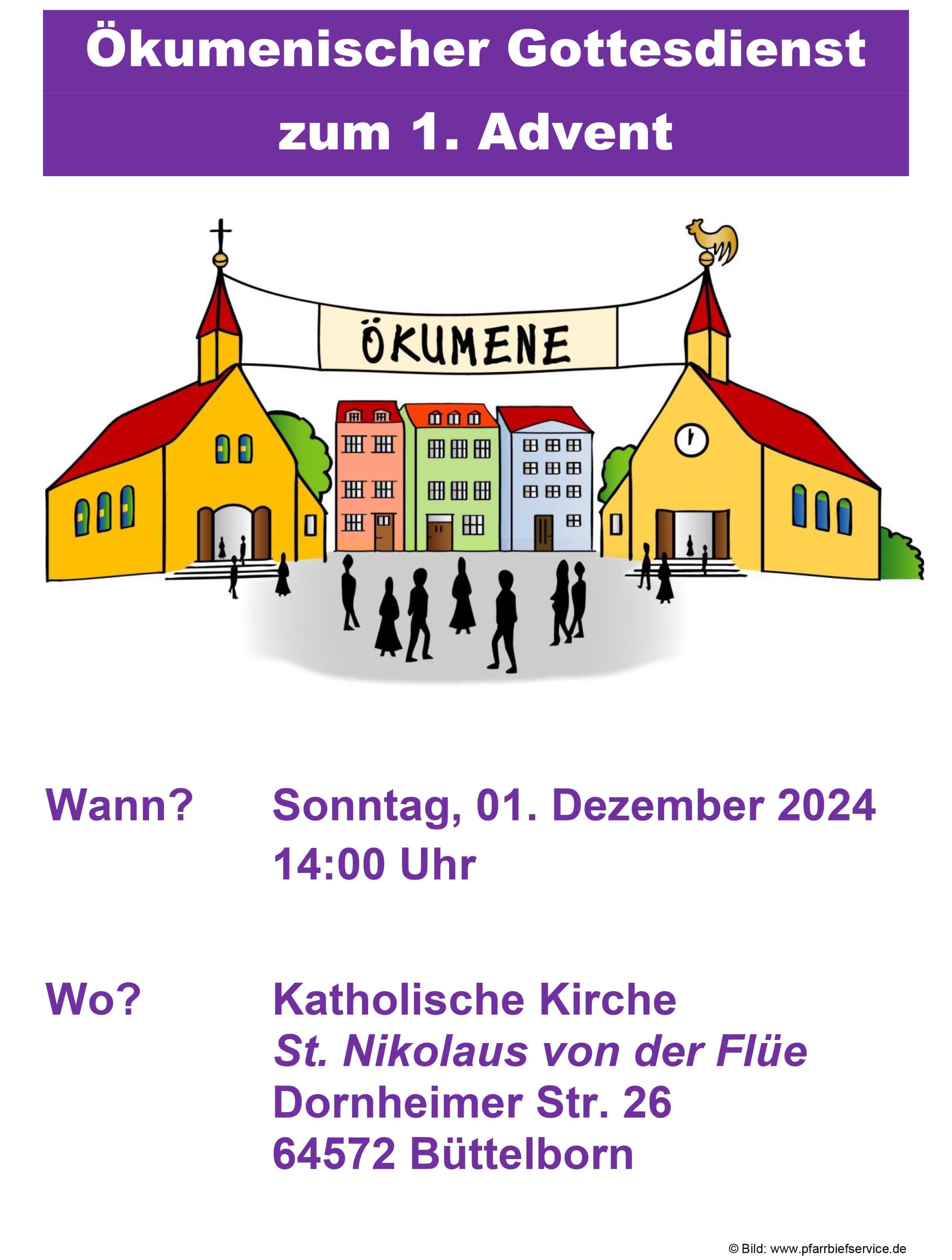 2024-12-01-Ökumenischer Gottesdienst Büttelborn