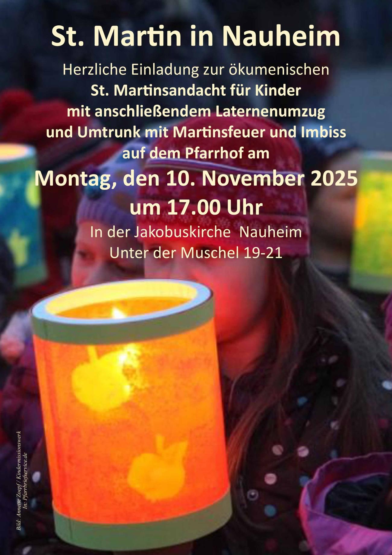 2025 St. Martin Plakat_NH (c) Pfarrei St. Jakobus der Ältere Nauheim 2025 St. Martin Plakat_NH