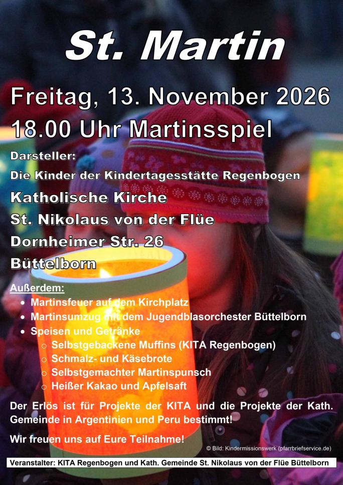 2026-11-13 Plakat St. Martin - Büttelborn