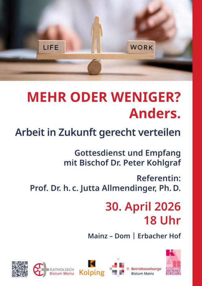 MEHR ODER WENIGER? Anders.