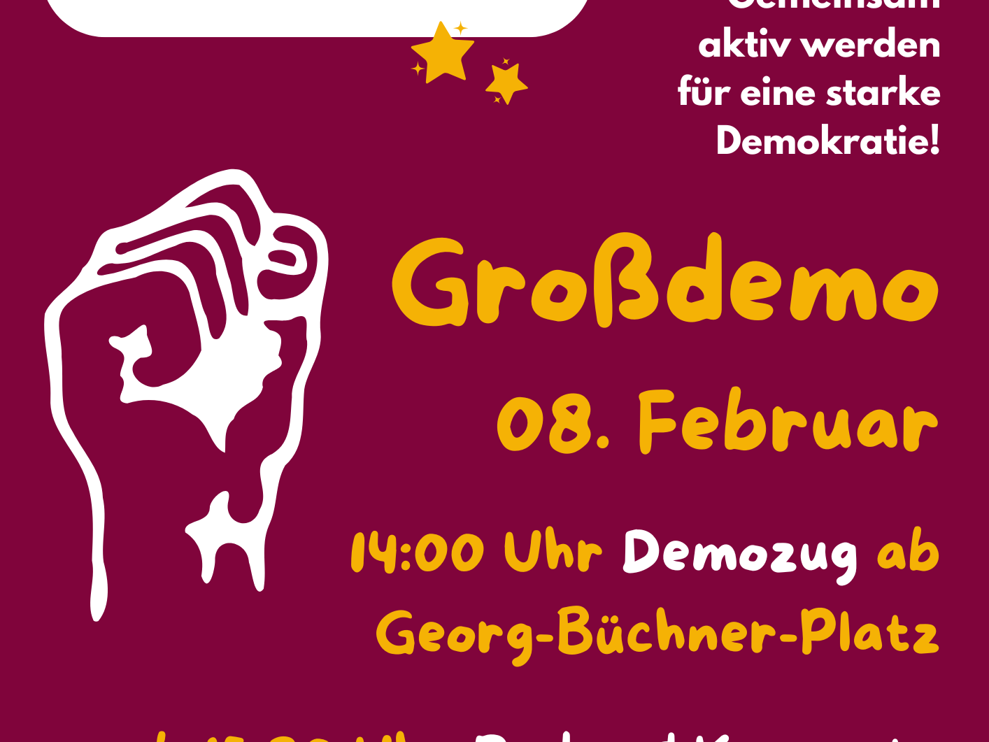 Demo in Darmstadt 08.02.2025