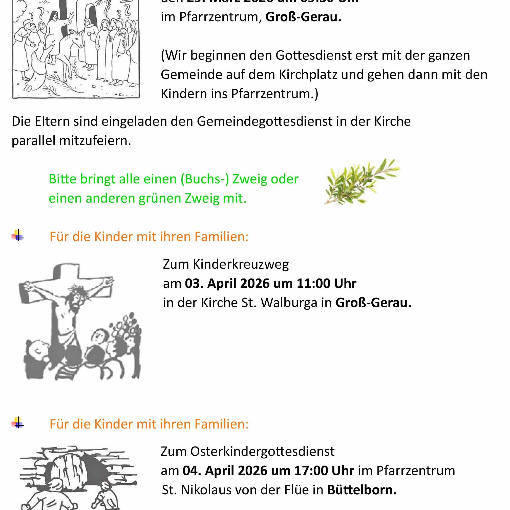 Einladung 2026 - KiGo Karwoche