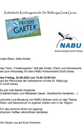 Einladung Friedensgarten-NABU