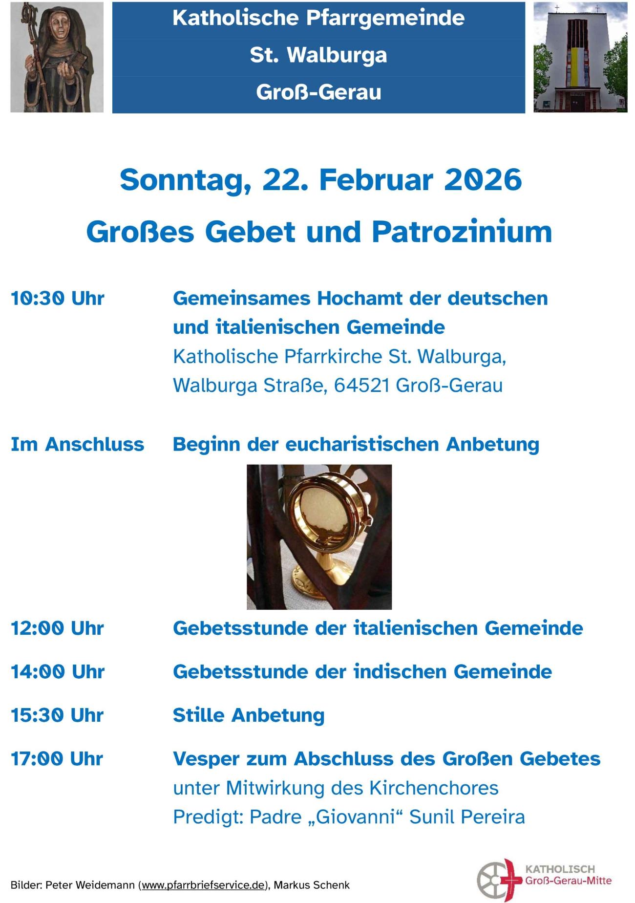 Großes Gebet St. Walburga 2026