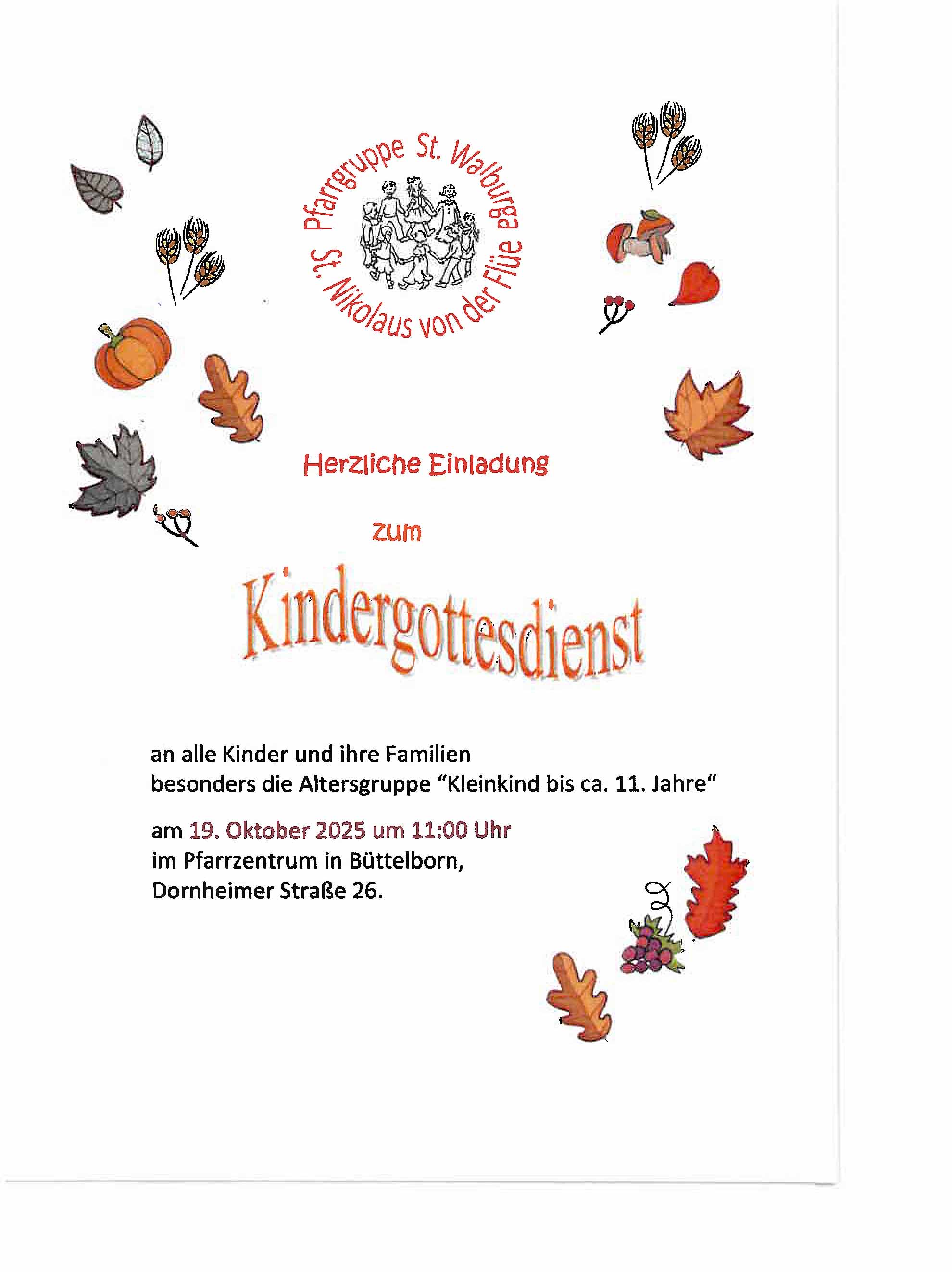 Kinder-Wortgottesdienst-Oktober 2025