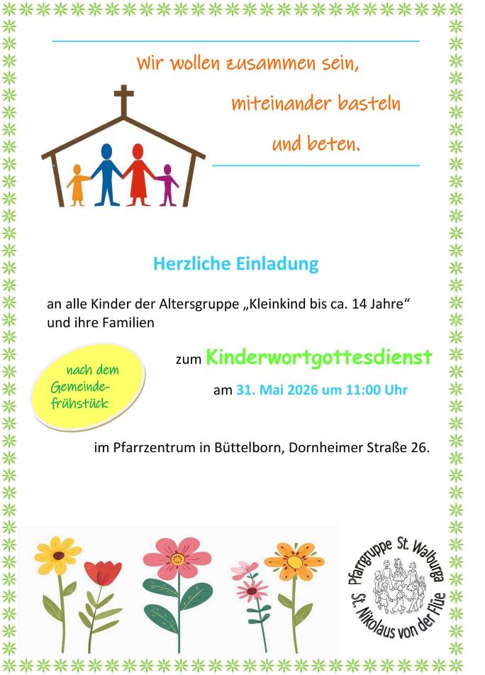Kindergottesdienst 2026-05